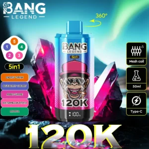 Bang Legend 120K 5-in-1 使い捨てVAPE 製品画像