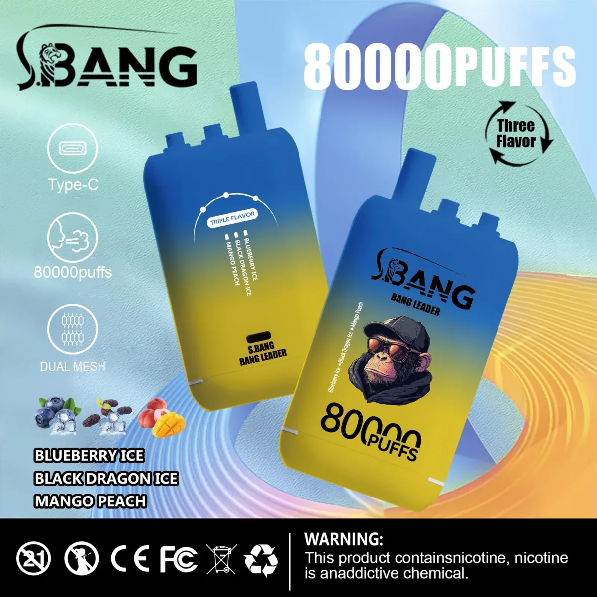 Bang Leader 80K 3-in-1 フレーバー・商品画像 2