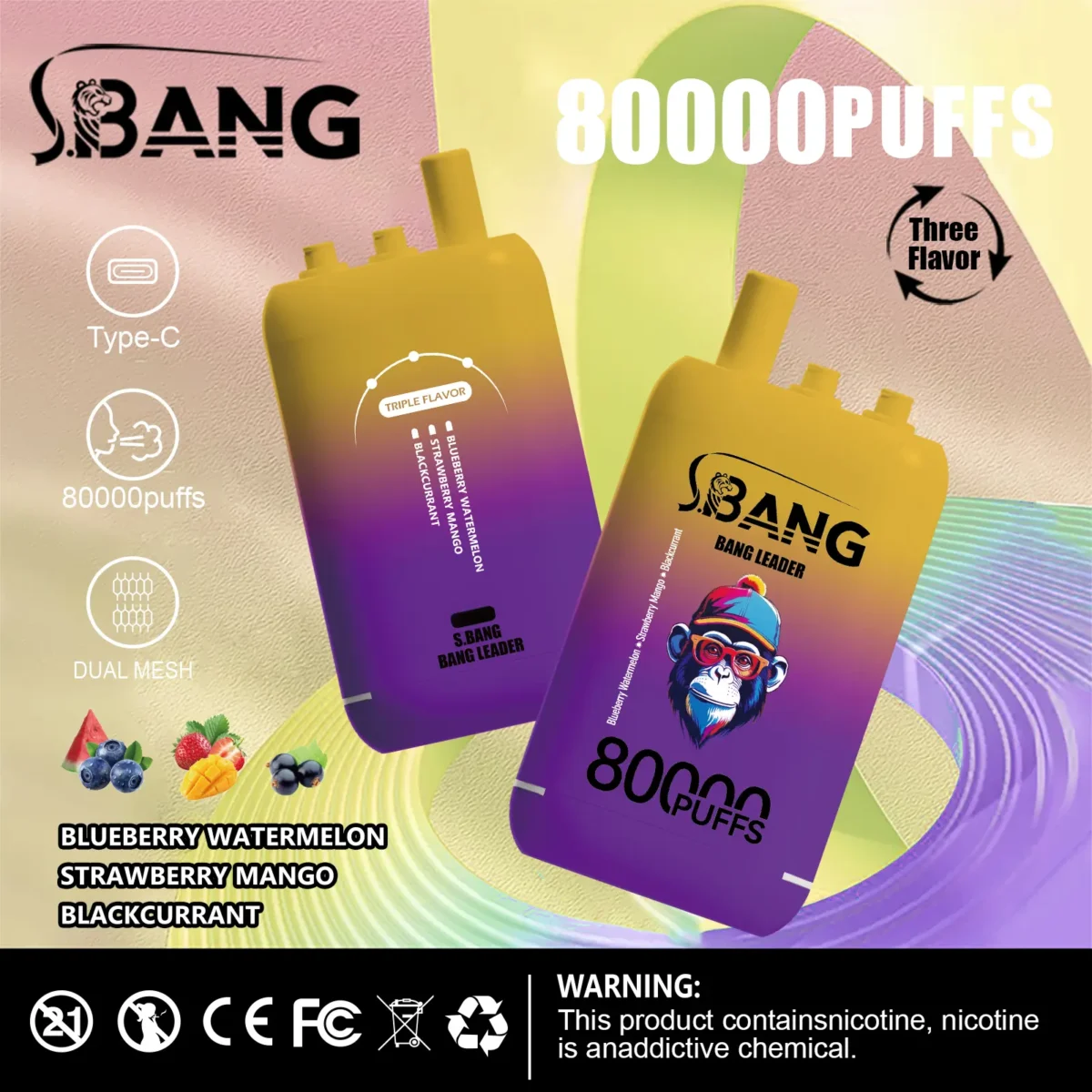 Bang Leader 80K 3-in-1 フレーバー・商品画像 4